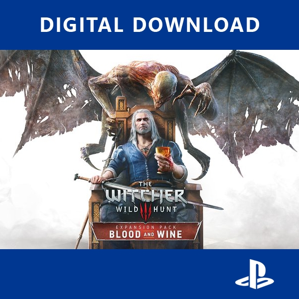 The Witcher 3 Wild Hunt Blood and Wine PSN Digital Download for PS4 The Witcher 3 Wild Hunt Blood and Wine PSN Digital Download for PS4